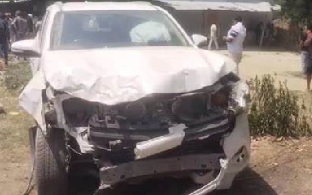Fatal Collision in UP: Two Killed in BJP Candidate's Convoy - News Karnataka