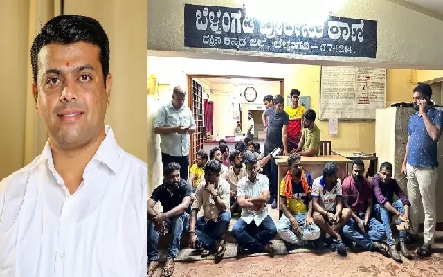 MLA Booked for Obstructing Officials in Belthangady Police Station - News Karnataka