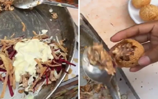 Panipuri With Shawarma? This Bizarre Combo Is A Nightmare For Foodies - News Karnataka