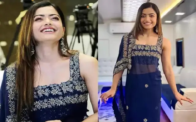 Rashmika Mandanna Embraces Kodagu Heritage in Elegant Coorgi Silk Sari - News Karnataka