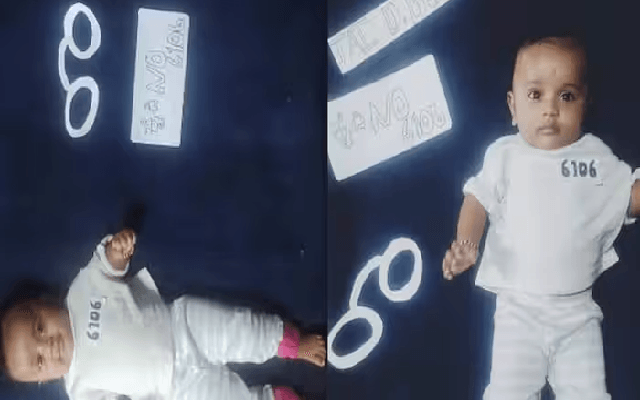 Outrage over Darshan mocking photoshoot with ‘Khaidi No. 6106' child - News Karnataka