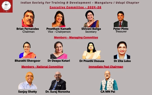 ISTD Mangalore/Udupi Chapter: New Ex-Com led by Brian Fernandes installed - News Karnataka