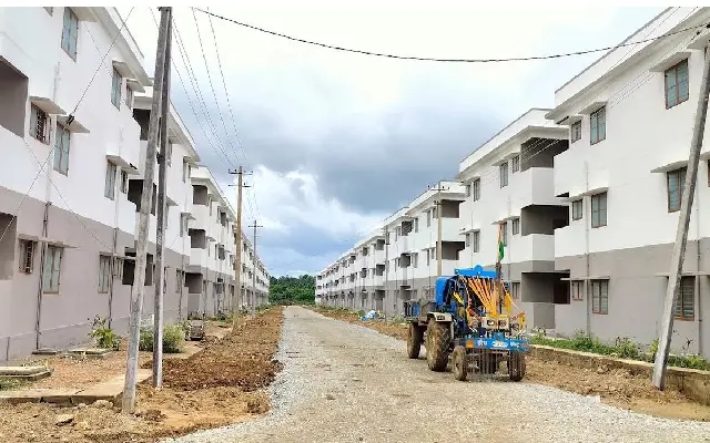 Incomplete Housing Project in Shivamogga Leaves Beneficiaries Waiting - News Karnataka