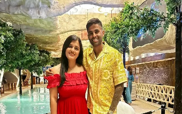 Suryakumar Yadav and Devisha Shetty Celebrate 8th Anniversary in Mangaluru - News Karnataka