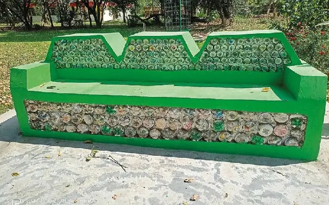 CODP Innovates with Eco-Brick Benches in Mangaluru - News Karnataka