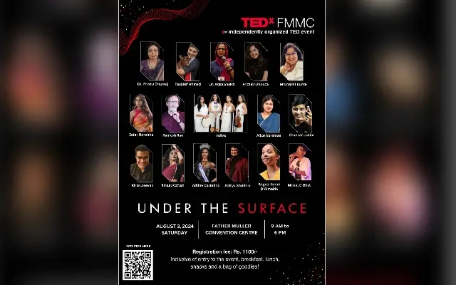 Tickets Now Available for TEDxFMMC 2024: Uncover "Under the Surface" - News Karnataka