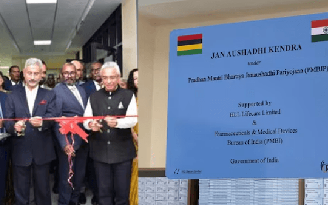 India Inaugurates First Overseas Jan Aushadhi Kendra in Mauritius - News Karnataka