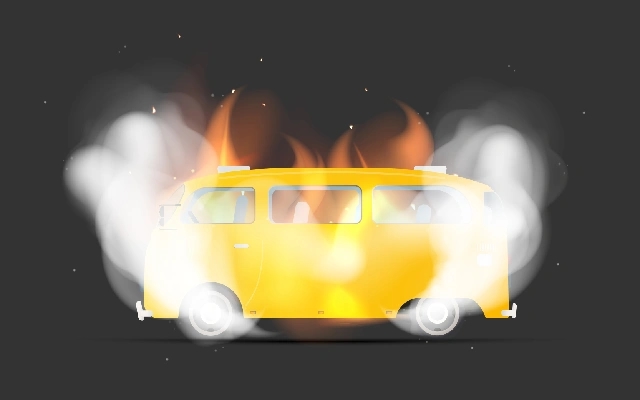 Fire Erupts at KSRTC Bus Stand, No Injuries Reported - News Karnataka