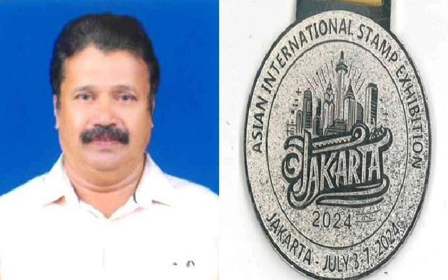 Philatelist Daniel Monteiro Wins Silver at Jakarta Stamp Exhibition - News Karnataka