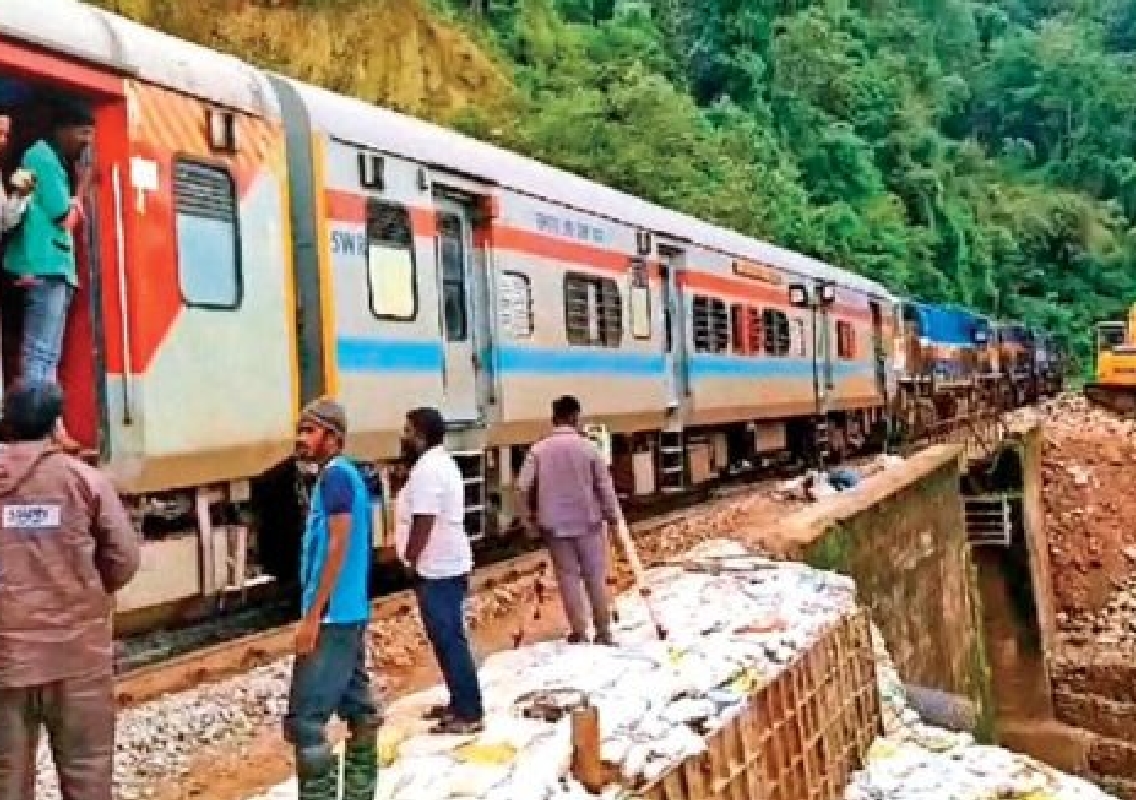 Train Services Between Bengaluru and Mangaluru Resume After 12 Days - News Karnataka