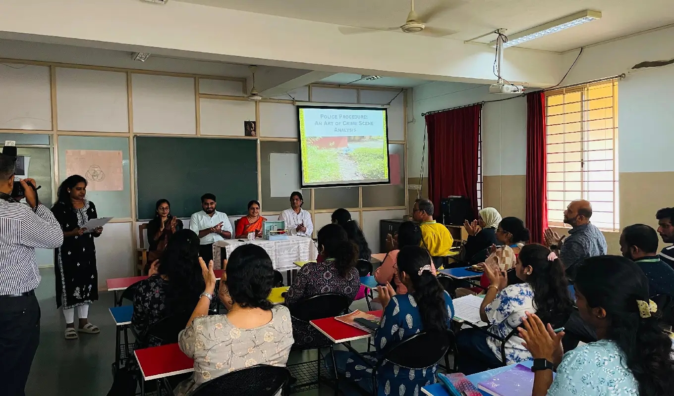 Workshop on Crime Scene Analysis for PGDFAO Delegates at Yenepoya University - News Karnataka