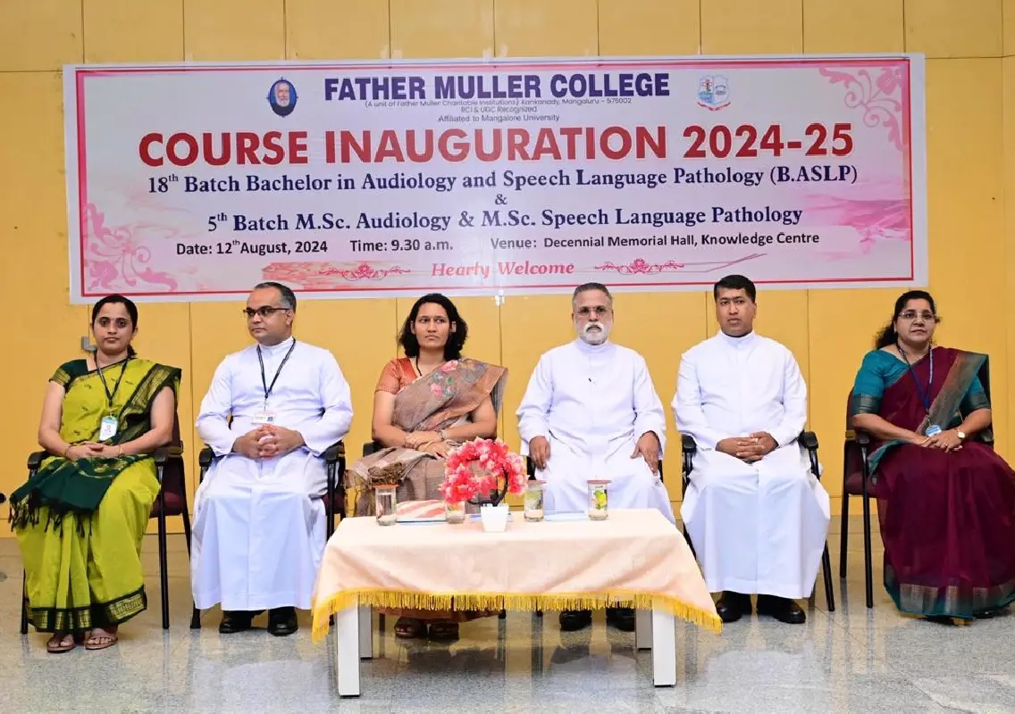 Father Muller College (Speech & Hearing) Welcomes New Batches in Inspiring Ceremony - News Karnataka