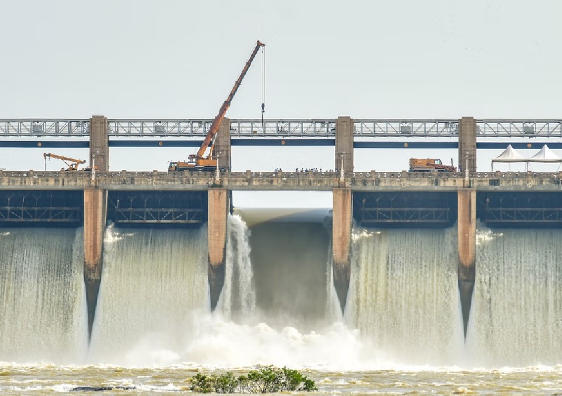 New Stop Log Gate Installation at Tungabhadra Reservoir Underway After Washout - News Karnataka