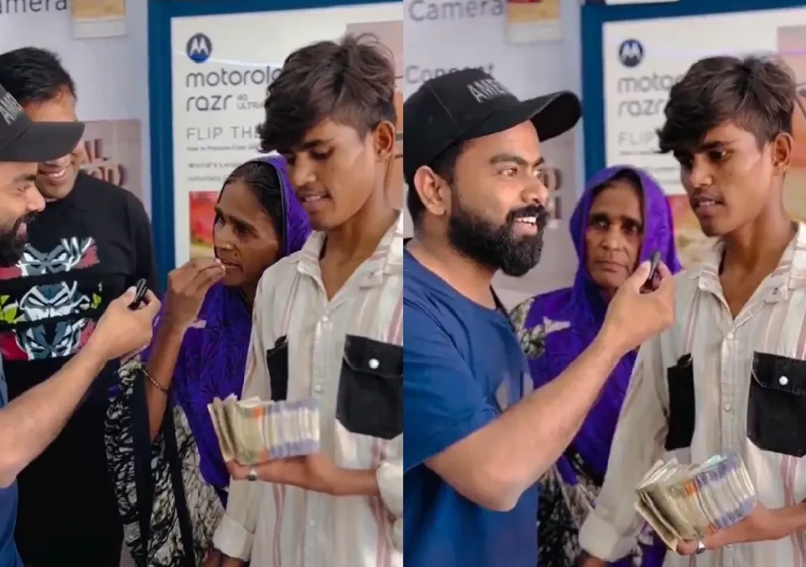 Viral Video Sparks Outrage as Mother Sacrifices Savings to Fulfil Son's iPhone Demand - News Karnataka