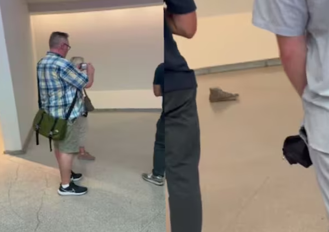 Woman Leaves Converse Shoe on New York Museum Floor; Visitors Mistake It for Art - News Karnataka