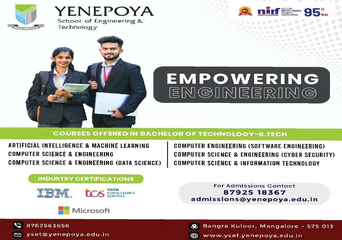 YSET Gears Up to Provide Technical Education Programmes Under YENEPOYA - News Karnataka