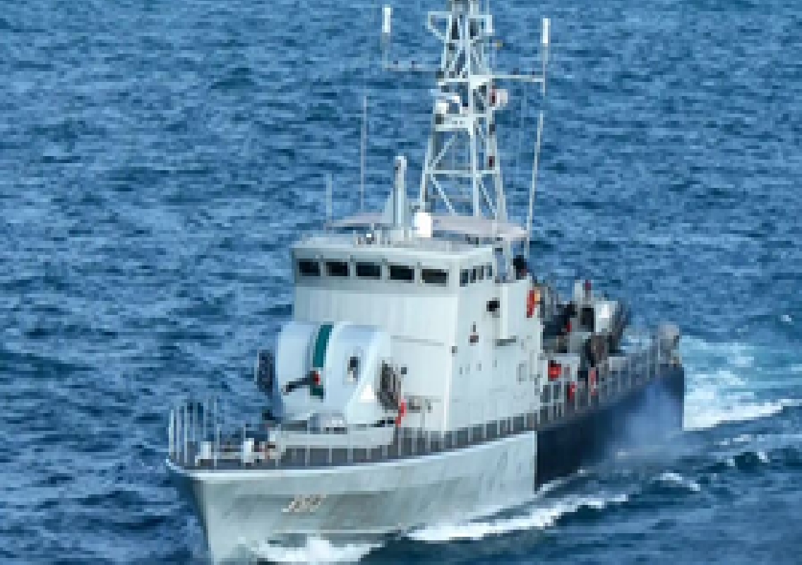 Royal Malaysian Navy Crew Safely Evacuated After Ship Partially Sinks Near Johor Coast - News Karnataka