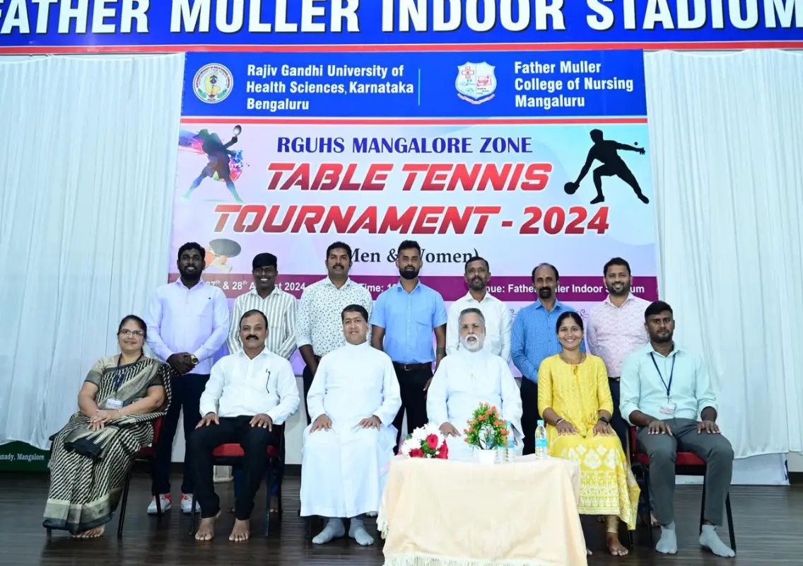 FMC Hosts Inaugural RGUHS Mangalore Zone Table Tennis Tournament 2024 - News Karnataka