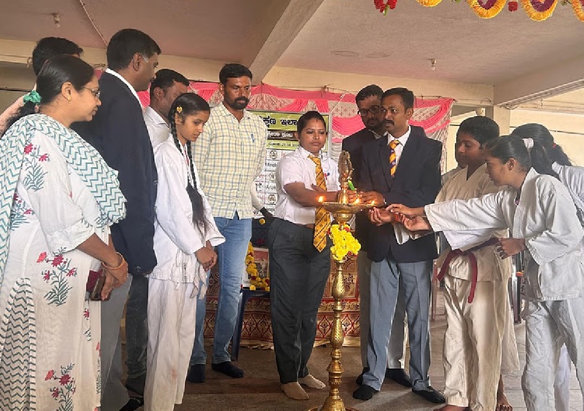 Taluk Level Karate Competition: 200 Students Showcase Strength, 45 Selected for District Level - News Karnataka