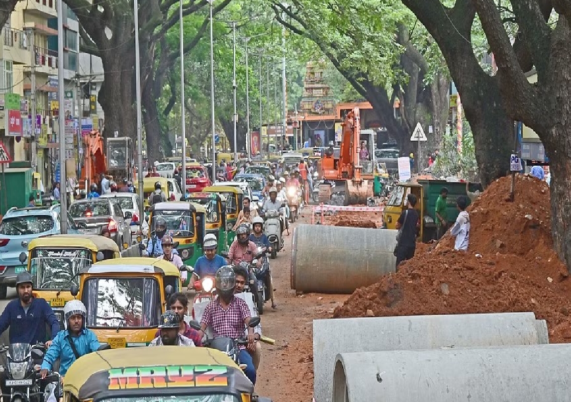 BBMP's Drain Construction Causes Chaos in Bangalore's N.R. Colony - News Karnataka