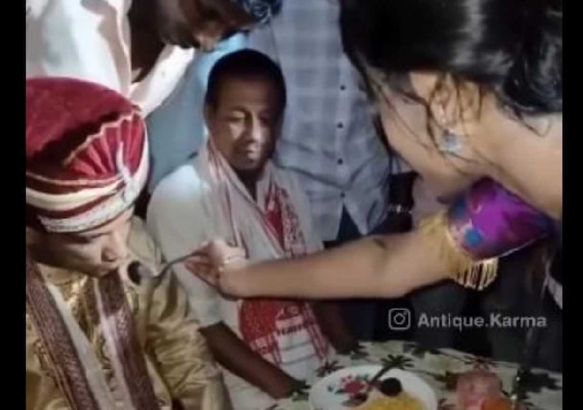 Groom’s Gulab Jamun Gulping Skills at Wedding Go Viral - News Karnataka