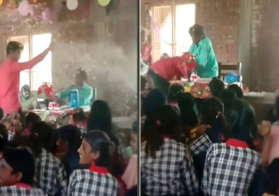 Heartwarming Classroom Moment Between Teacher and Students Goes Viral on Teachers' Day - News Karnataka