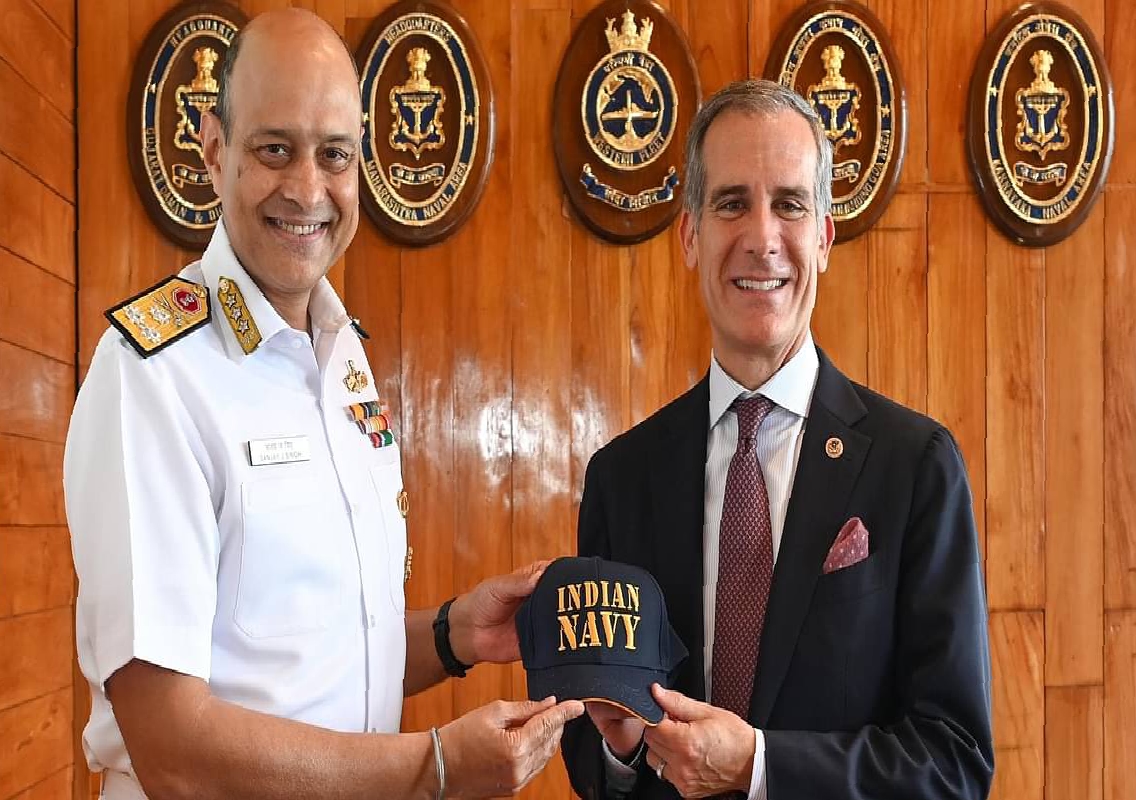 US Ambassador Discusses Maritime Security Cooperation with Indian Naval Chief - News Karnataka