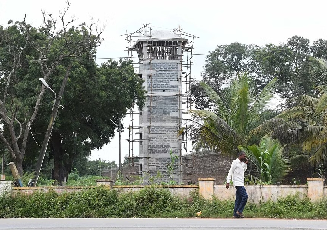 Dharwad: New Observation Towers Enhancing Security at Central Jail - News Karnataka