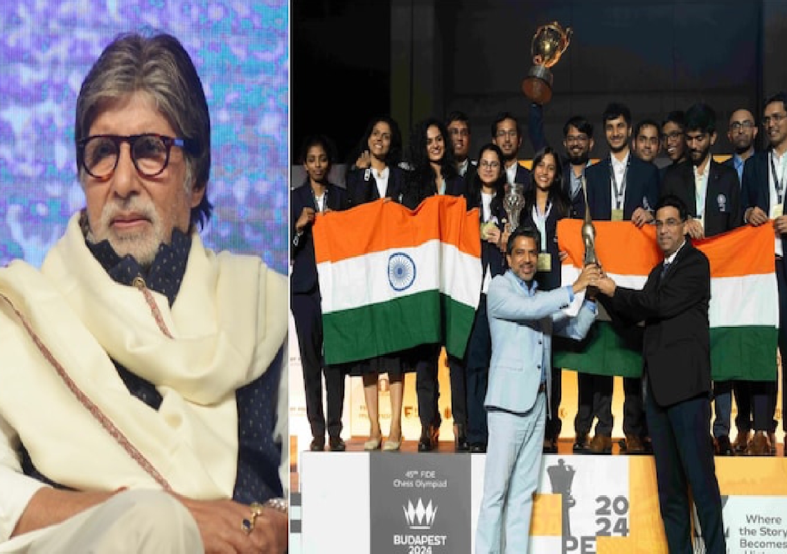 Amitabh Bachchan Celebrates Indian Chess Team’s Historic Victory at 45th Chess Olympiad - News Karnataka