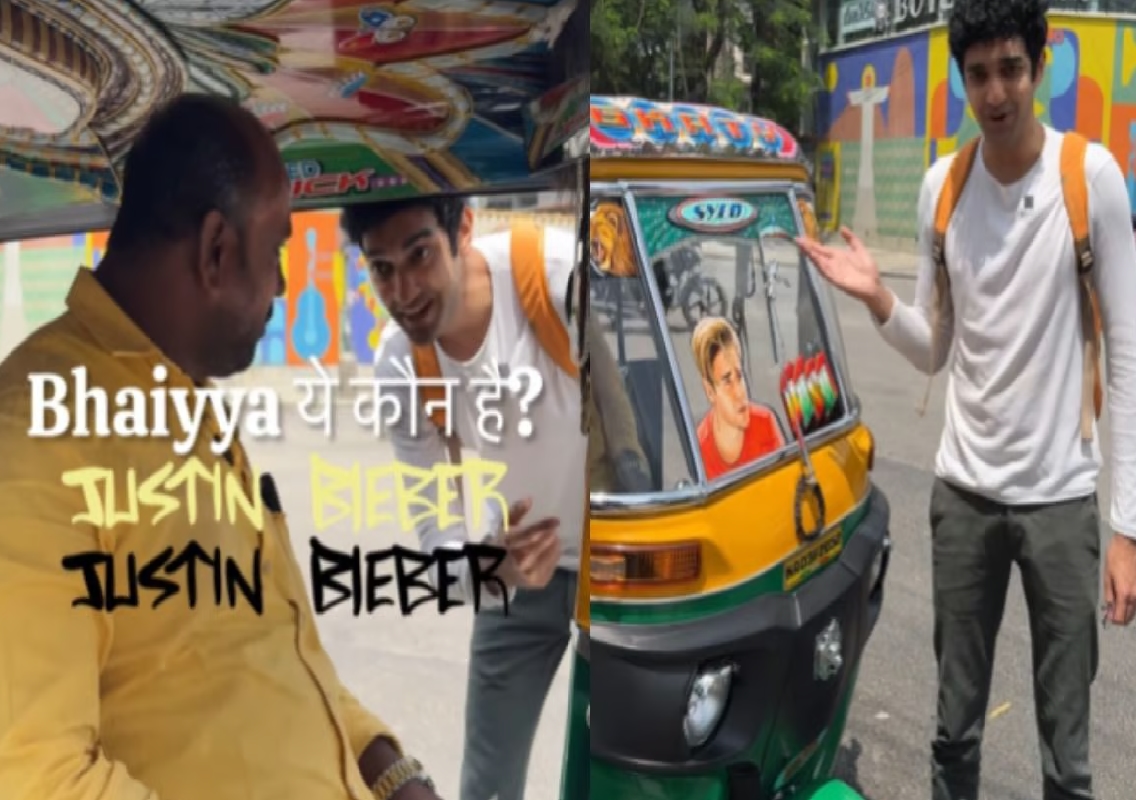 Bengaluru Auto Driver’s Stylish Rickshaw Featuring Justin Bieber Goes Viral - News Karnataka