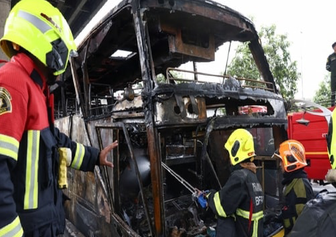 25 Students Killed in Thai Bus Fire, Many Feared Dead - News Karnataka