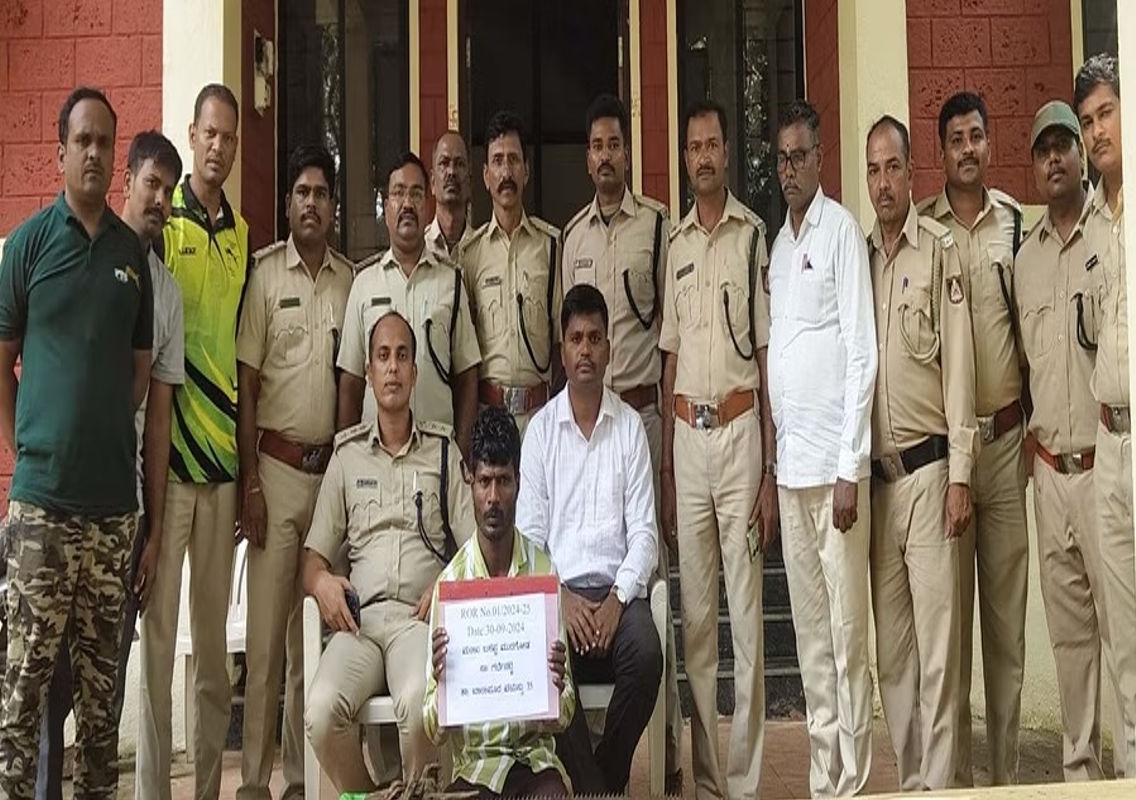 Khanapur: Man Arrested for Illegally Cutting and Transporting Sandalwood Tree - News Karnataka
