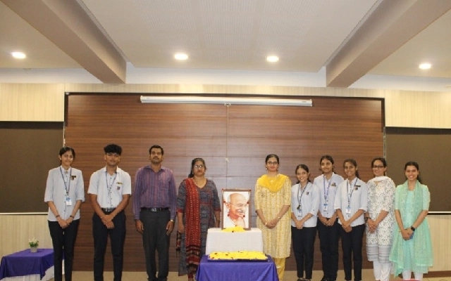 Gandhi Jayanthi Celebration at St Aloysius PU College - News Karnataka