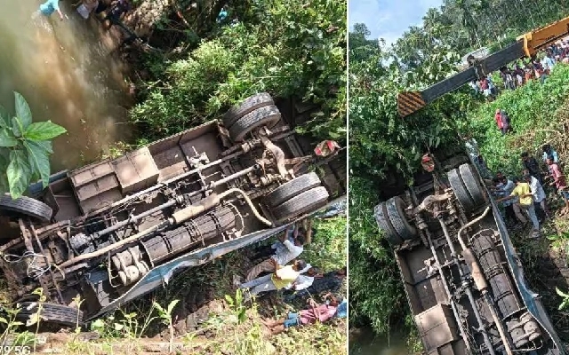 KSRTC Bus Falls into River in Kozhikode, Leaving Two Dead and Several Injured - News Karnataka