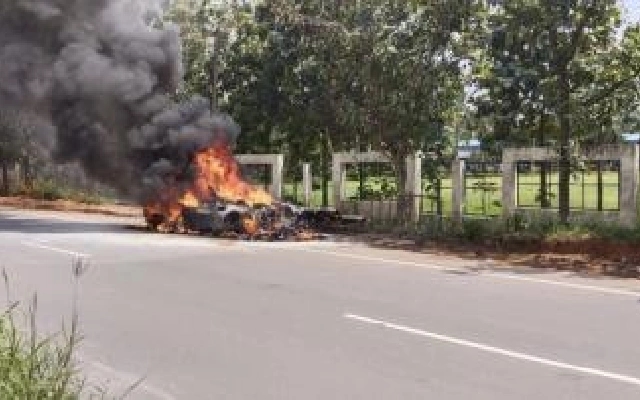 Udupi: 18-Year-Old Student Dies in Bike-Car Collision Near MGM College - News Karnataka