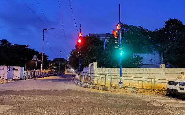 Hudson Circle Traffic Signals Reduce Travel Time by 33% in Bengaluru - News Karnataka