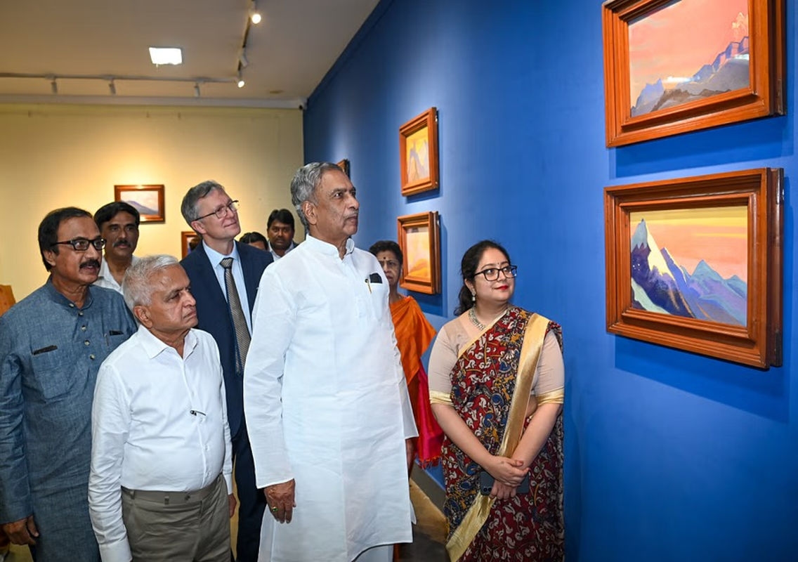 Exhibition of Nicholas Roerich’s Rare Artworks at Karnataka Chitrakala Parishath - News Karnataka