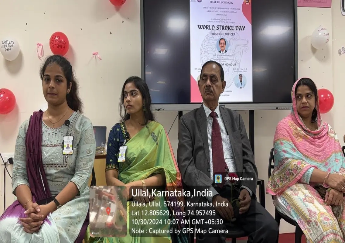 World Stroke Day Celebrated by the Yenepoya School of Allied Health Sciences - News Karnataka