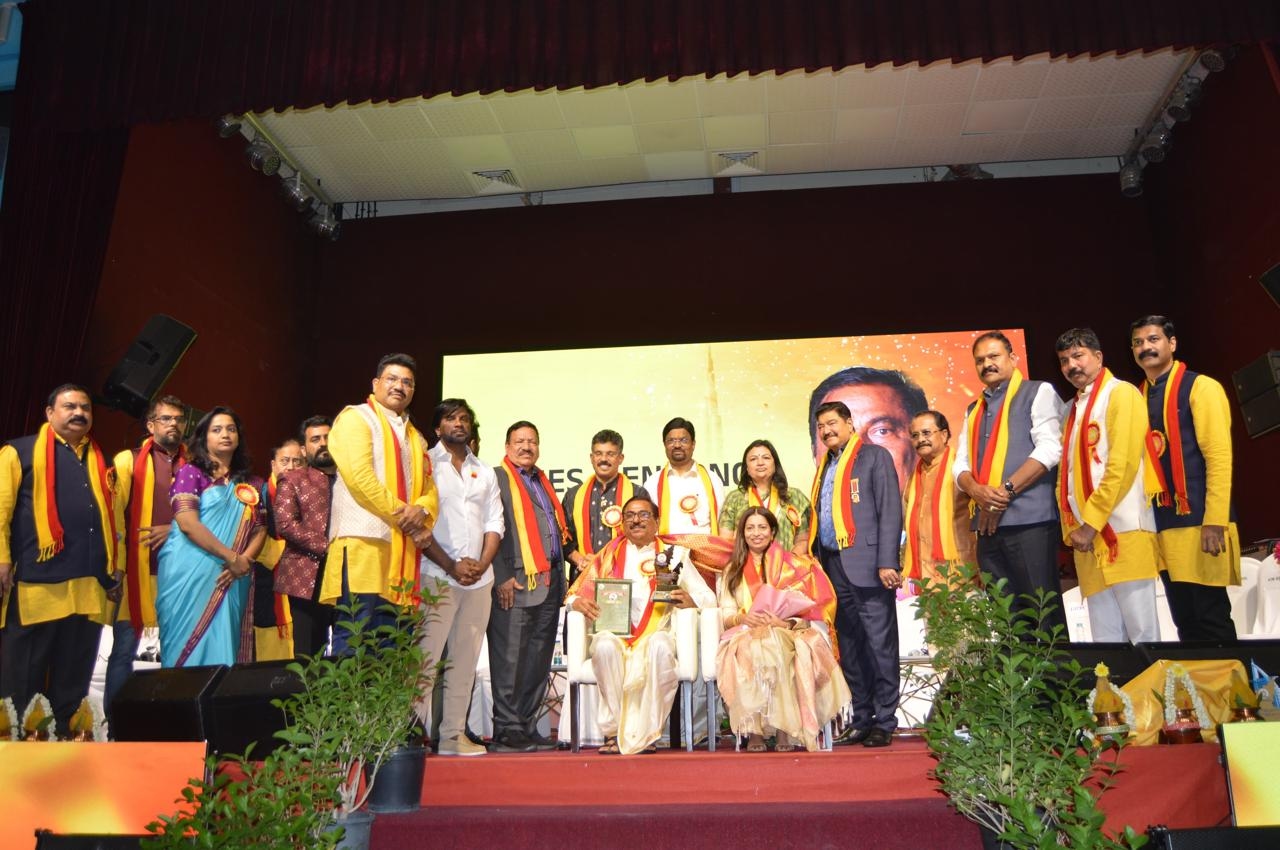 James Mendonca honoured with Karnataka Rajyotsava Award in Dubai - News Karnataka