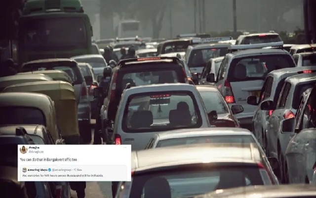 Bengaluru Woman's Hilarious Reply to Russia's 149-Hour Drive Post Goes Viral - News Karnataka