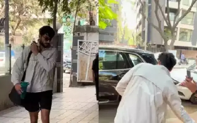 Ibrahim Ali Khan’s Hilarious Gesture to Paparazzi After Gym Session - News Karnataka
