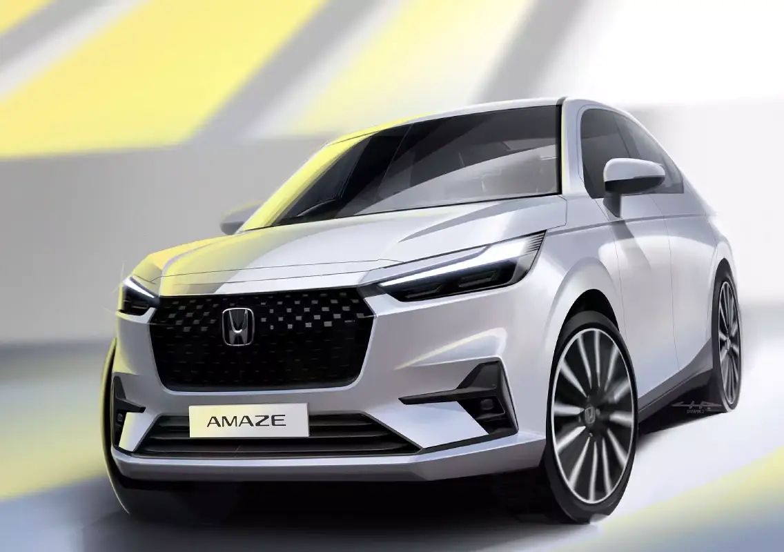 2025 Honda Amaze: Teaser Reveals Advanced Features Ahead of Launch - News Karnataka