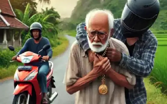 Chain Snatching Incident Leaves Senior Citizen Injured - News Karnataka