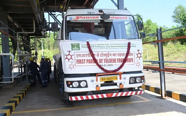 MRPL Flags Off First Toluene Parcel, Advances Toward Self-Reliance - News Karnataka
