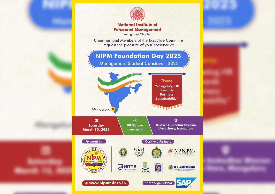 NIPM Foundation Day 2025 & Management Student Conclave on - News Karnataka