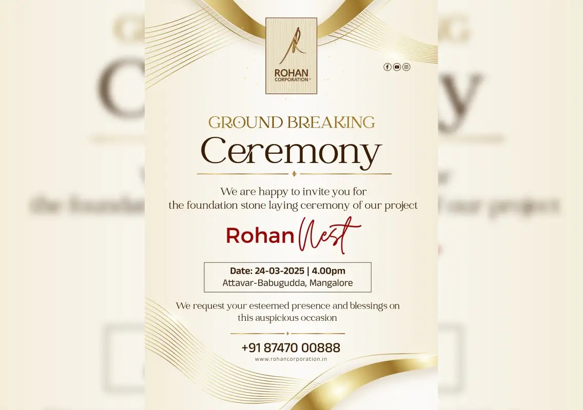 Rohan Corporation to launch ‘Rohan Nest' at Babugudda on March 24 - News Karnataka