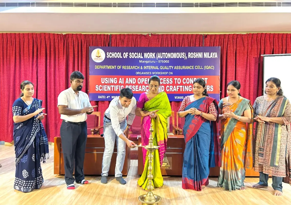 Workshop on AI and open access held at Roshni Nilaya - News Karnataka