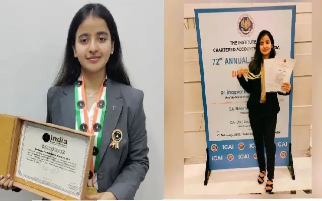 "Nandini Agrawal Sets World Record as Youngest Female Chartered Accountant" - News Karnataka