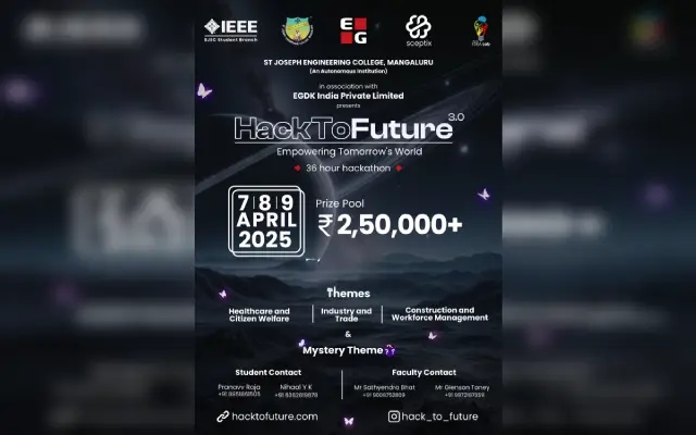 SJEC HackToFuture 3.0: 36 hours of code, creativity, and AI brilliance - News Karnataka