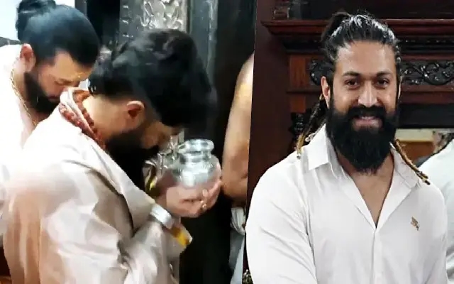 Yash Seeks Divine Blessings at Mahakaleshwar Temple Before ‘Ramayana' Shoot - News Karnataka